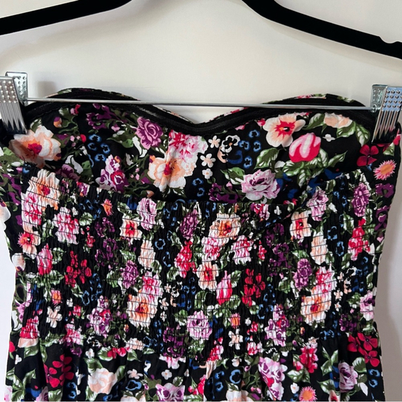 Magazine, Women’s Floral Dress Sweetheart neckline - Multicoloured. Size: M - Picture 7 of 10